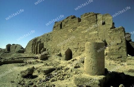 Die Ruinen von Dura Europos am Euphrates River an der Grenze zum Irak im Nordosten von Syrien im Mittleren Osten in Arabien.