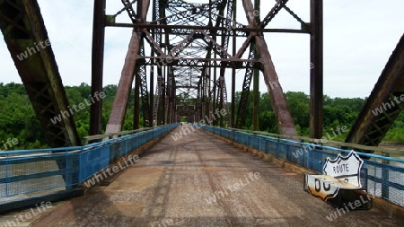 Route 66 Chain of Rocks Bridge Illinois Missouri