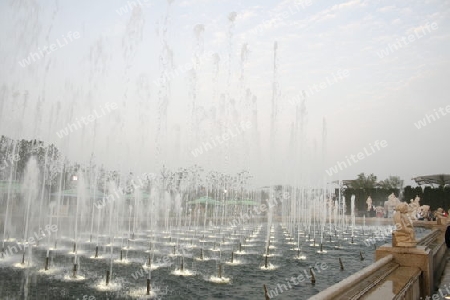 Springbrunnen bei der Garten-Expo in Xian