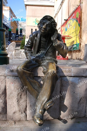 Statue of Miljo in Plovdiv