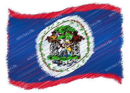 Belize- The beloved country as a symbolic representation as heart - Das geliebte Land als symbolische Darstellung als Herz