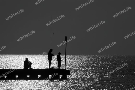Fischfang bei den Meer