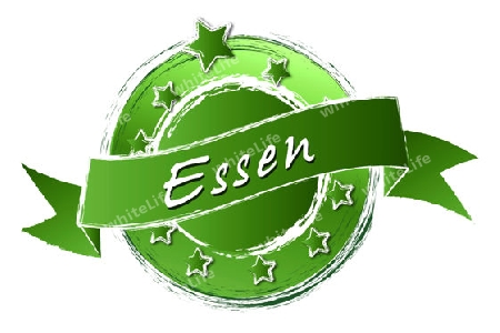 ESSEN - Banner, Logo, Symbol im Royal Grunge Style fuer Praesentationen, Flyer, Prospekte, Internet,...