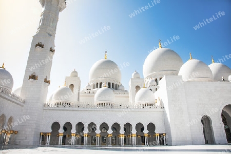 Sheikh Zayid Mosque in Abu Dhabi UAE