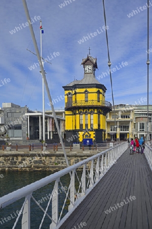 Clock Tower, Victoria und Alfred Waterfront, touristisches Zentrum,  Kapstadt, West Kap, Western Cape, S?dafrika, Afrika