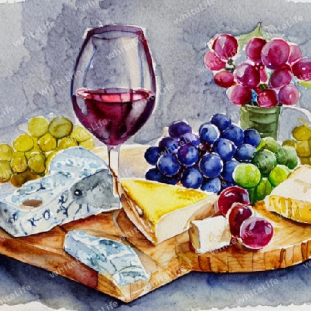 Wein mit Käse