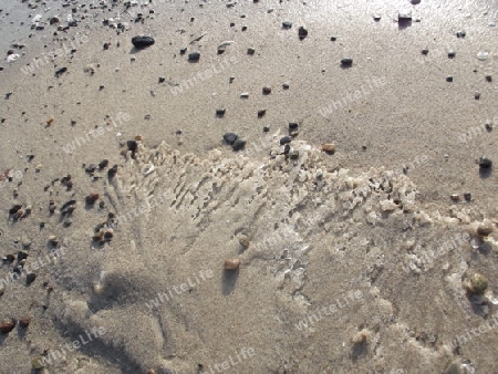 gefrorener Sand