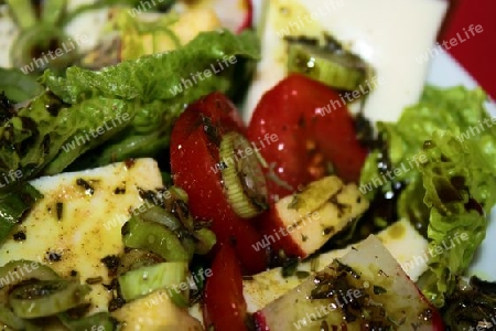 Salat mit Mozarella1