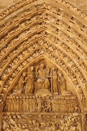 Paris - Notre Dame Kathedrale - Portal