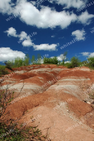 Red Badlands Erosion