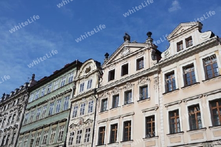 Häuserreihe in Prag