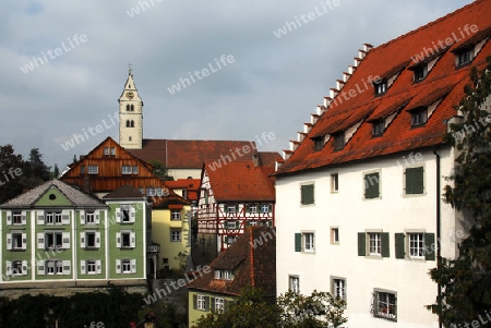Historische Altstadt Meersburg mit Kirche
