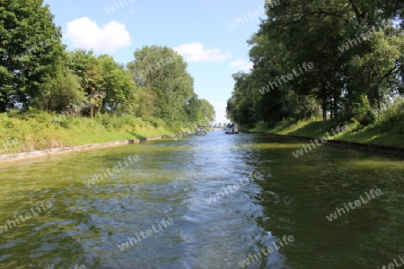 Kanal Szymonski, auf der Wasserroute der Grossen Masurischen Seen