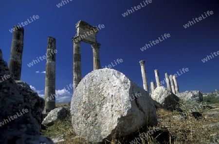 Die Ruinen von Apamea im Nordwesten von Syrien im Nahen Osten