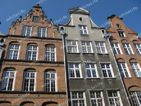 Altstadt Architektur in Danzig, Gdansk