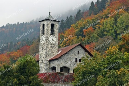 Kirche Merligen, Schweiz, Church Merligen, Switzerland