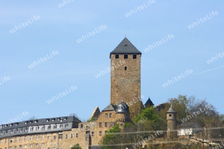 View of the castle Lichtenberg near, Thallichtenberg, Germany     Ansicht der Burg Lichtenberg bei Thallichtenberg,Deutschland