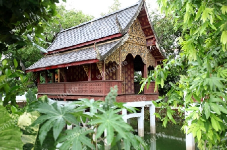 Ein kleines Haus im Wat Chiang Man in Chiang Mai in der Provinz Chiang Mai im Norden von Thailand in Suedostasien.