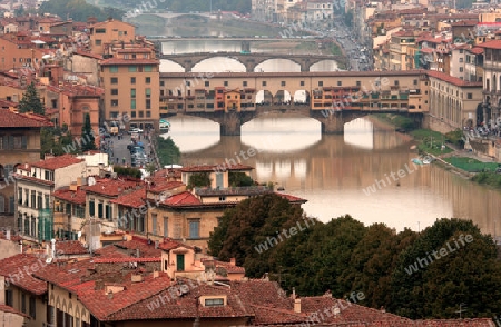 Altstadt von Florenz mit Ponte Vecchio