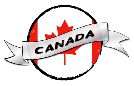 CANADA - your country shown as illustrated banner for your presentation or as button...