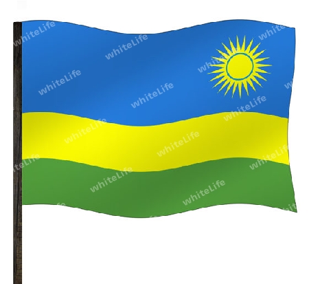 Fahne Ruanda