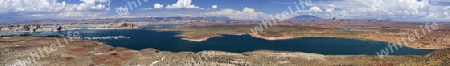 Panaramaaufnahme Lake Powell, Arizona, USA