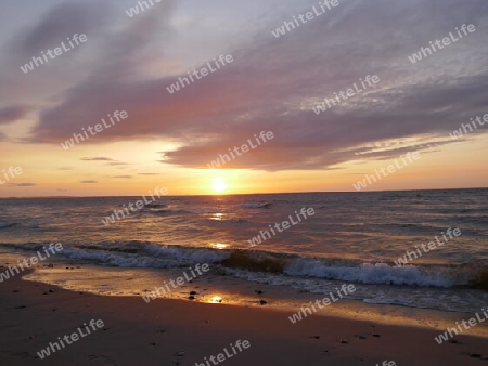 Sonnenuntergang an der Ostsee