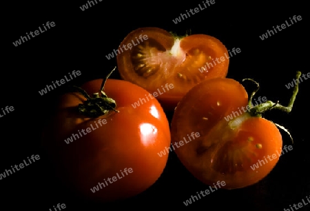 Leuchtende Tomaten