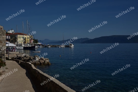 Blick auf Valun Insel Cres Kroatien