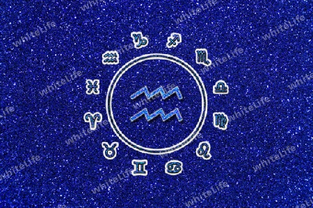 Sternkreiszeichen Wassermann Astrologie, "zodiac sign" aquarius astrology