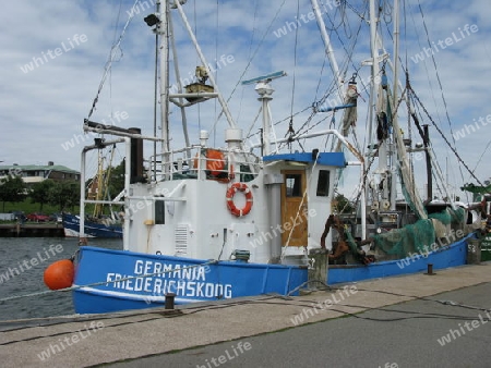 Fischerboot in B?sum, Schleswig-Holstein