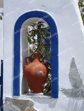 Vase auf Santorin