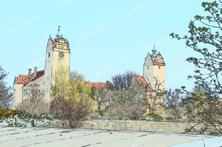 Altes Schloss an der Elbe