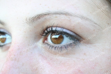 Braune Augen