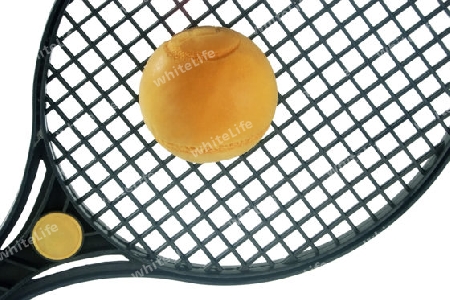 Tennisball im Detail