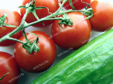 gurke und tomaten