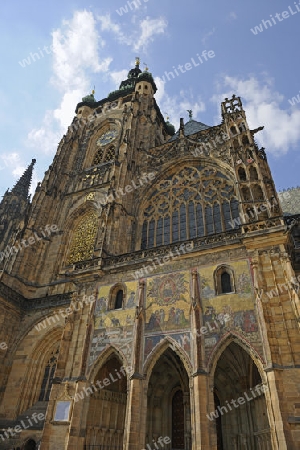 begehbarer S?dturm des Veitsdom, St. Veit, Burg von Prag, Hradschin, UNESCO-Weltkulturerbe, Tschechien, Tschechische Republik, Europa