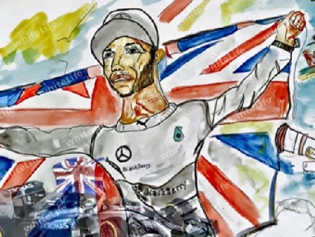 Lewis Hamilton drawn