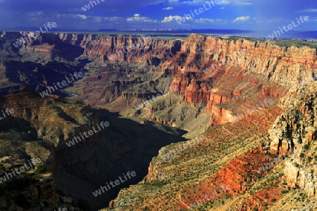 Sonnenuntergang , Navajo Point, South Rim, Sued Rand,  Grand canyon Nationalpark, Arizona, Suedwesten, USA