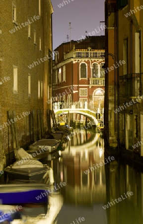 Venedig - Kanal druch die Nacht