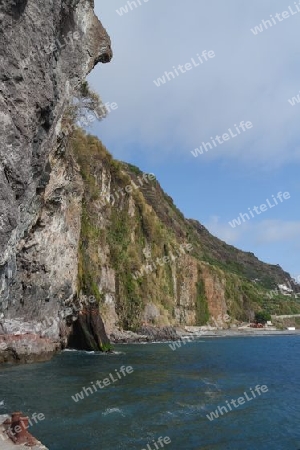 Madeira, Steilhang an der Südküste