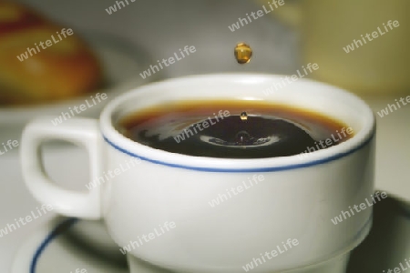Schwebender Kaffee