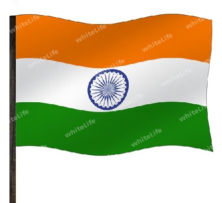 Fahne Indien