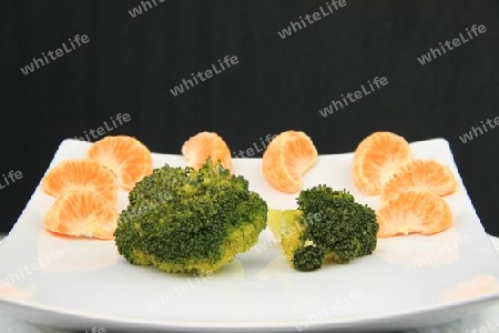 Broccolie mit Mandarinen