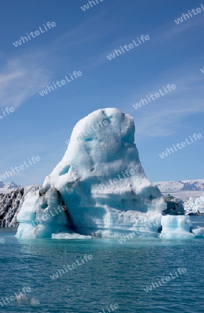 Eisberge in der Gletscherlagune J?kulsarlon auf Island