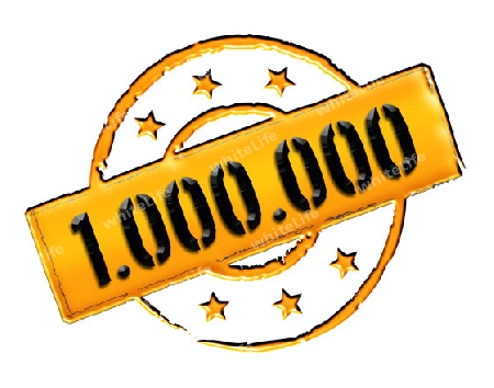 Sign and stamp for your presentation, for websites and many more named 1.000.000