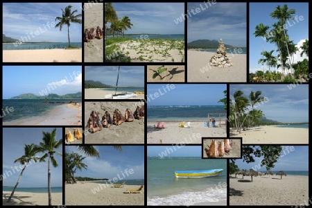 Strandblicke, Dominikanische Republik Collage