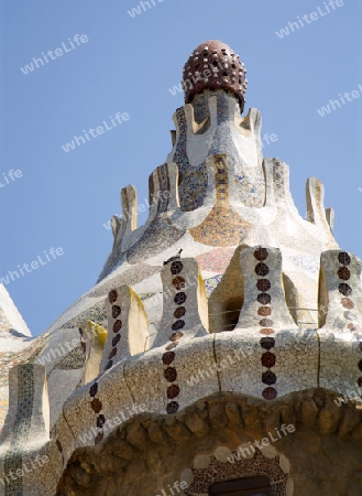 Barcelona - Casa von Antonio Gaudi bei der Guell Park