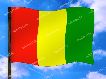 Fahne Guinea