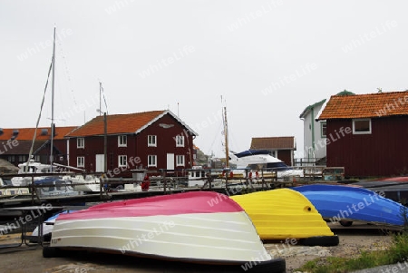 Fischerboote im Hafen von Sm?gen/Schweden